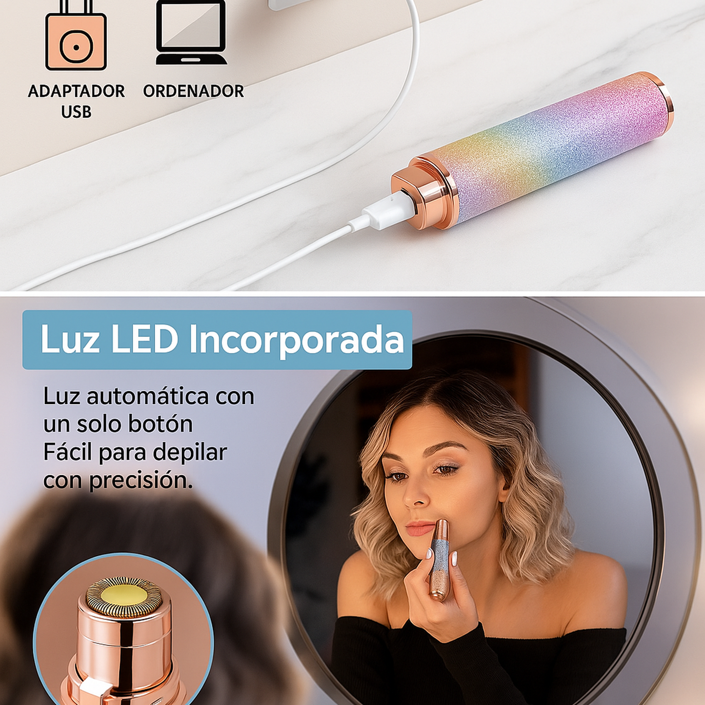 SilkTouch Pro – Elimina el vello facial al instante