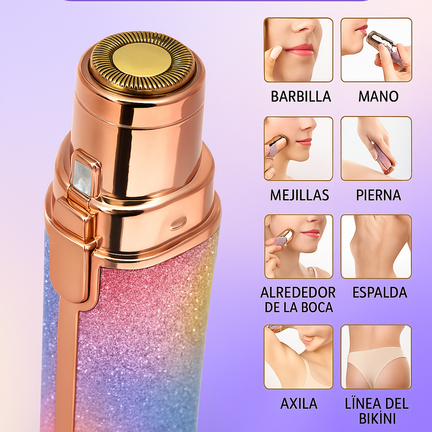 SilkTouch Pro – Elimina el vello facial al instante